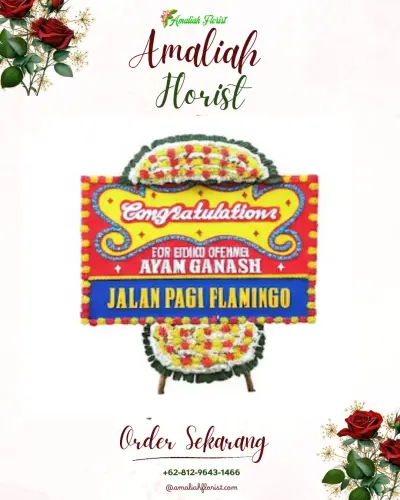 Bunga Papan Congratulation di Budiman
